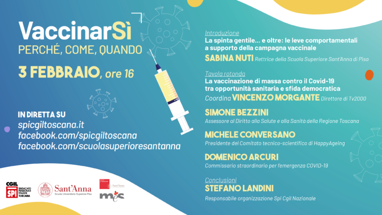 “VaccinarSì. Perché, come, quando”. Disponibile il video della diretta.