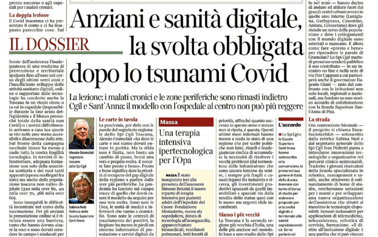 Anziani e sanità digitale. il Dossier del Corriere Fiorentino