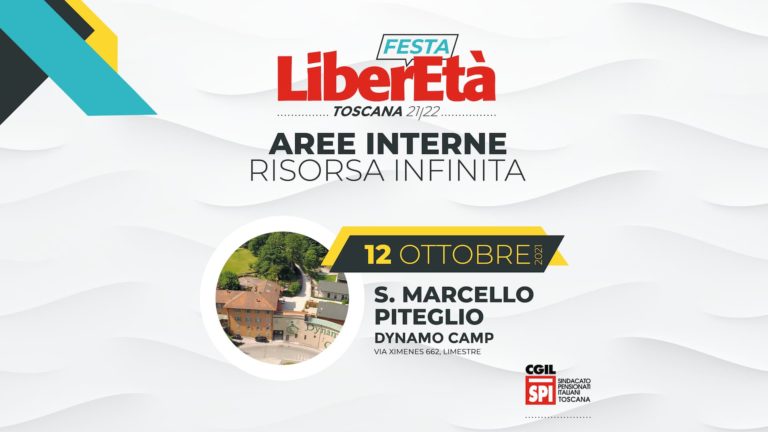 LiberEtà, la festa a S. Marcello Piteglio, presso Dynamo Camp
