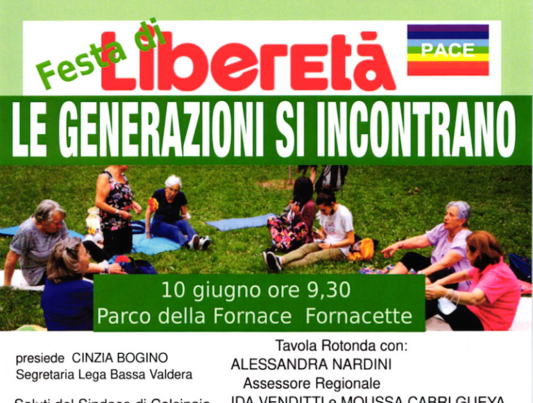 A giugno le Feste di LiberEtà in provincia di Pisa