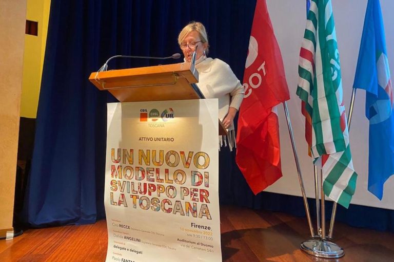 “Un nuovo modello di sviluppo per la Toscana”: l’attivo unitario Cgil-Cisl-Uil (foto)