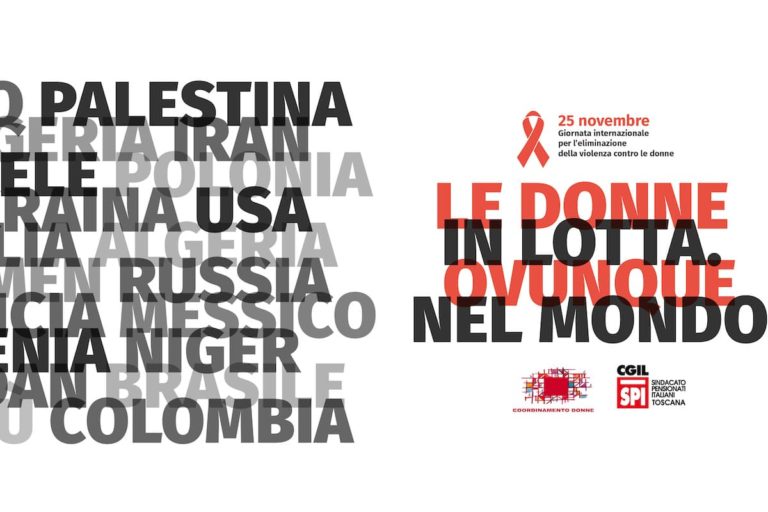 Giornata internazionale contro la violenza sulle donne: le iniziative Spi Cgil in Toscana