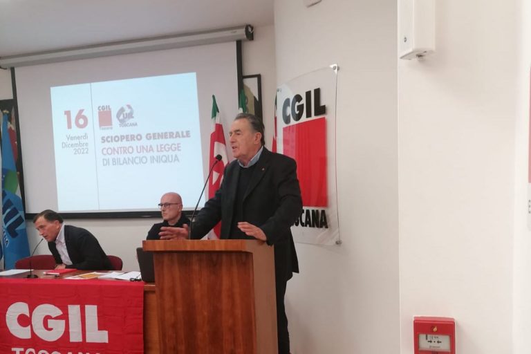 Venerdì 16 dicembre sciopero generale Cgil-Uil in Toscana