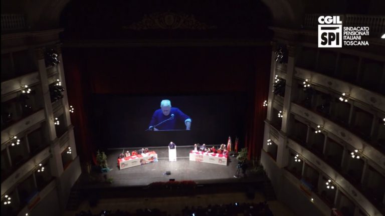 Foto e video del XII Congresso dello Spi Cgil Toscana a Livorno