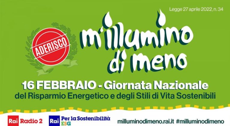 La CGIL aderisce a “M’illumino di meno”