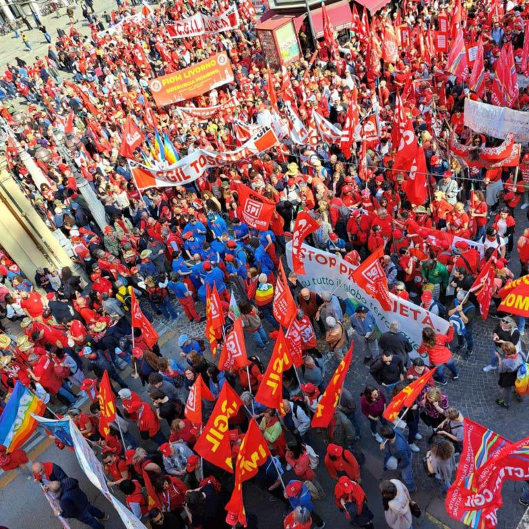per una nuova stagione del lavoro e dei diritti CGIL, CISL, UIL, 6 maggio manifestazione a Bologna