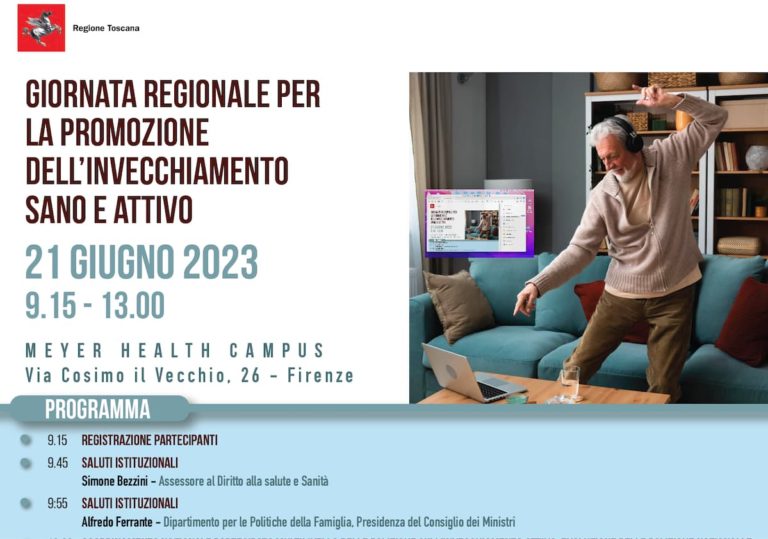 Giornata regionale per la promozione dell’invecchiamento sano e attivo