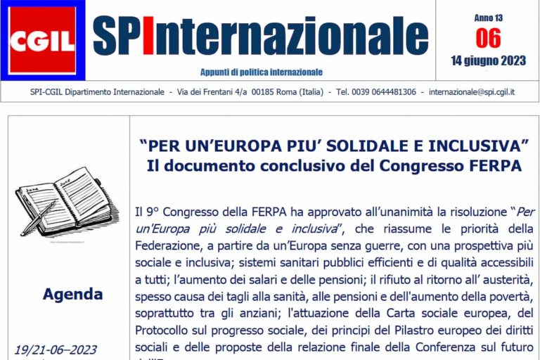 9° Congresso FERPA: “Per un’Europa più solidale e inclusiva”