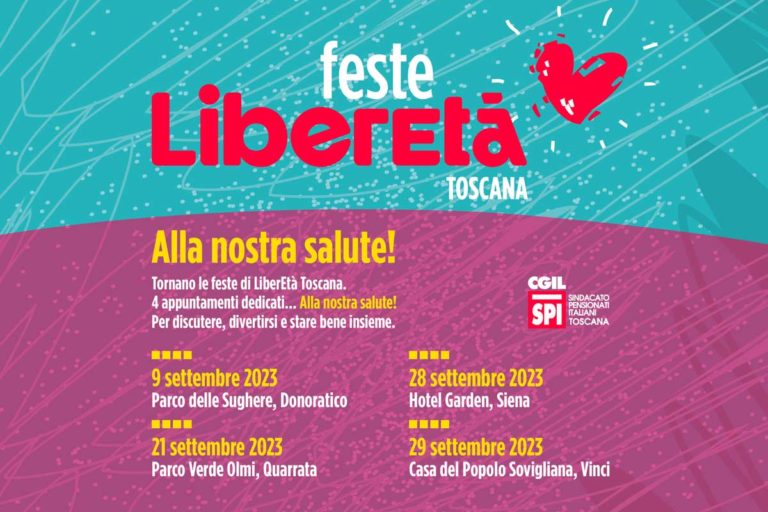 Le quattro Feste di LiberEtà Toscana (foto e video)