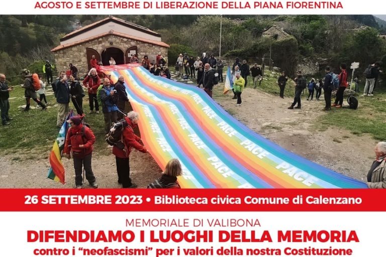 Memoriale di Valibona – Difendiamo i luoghi della memoria: il 26 settembre a Calenzano (FOTO)