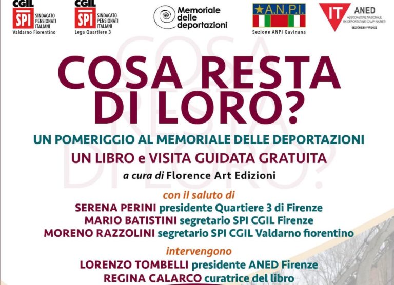 “Cosa resta di loro?” Il 20 ottobre al Memoriale delle deportazioni a Firenze