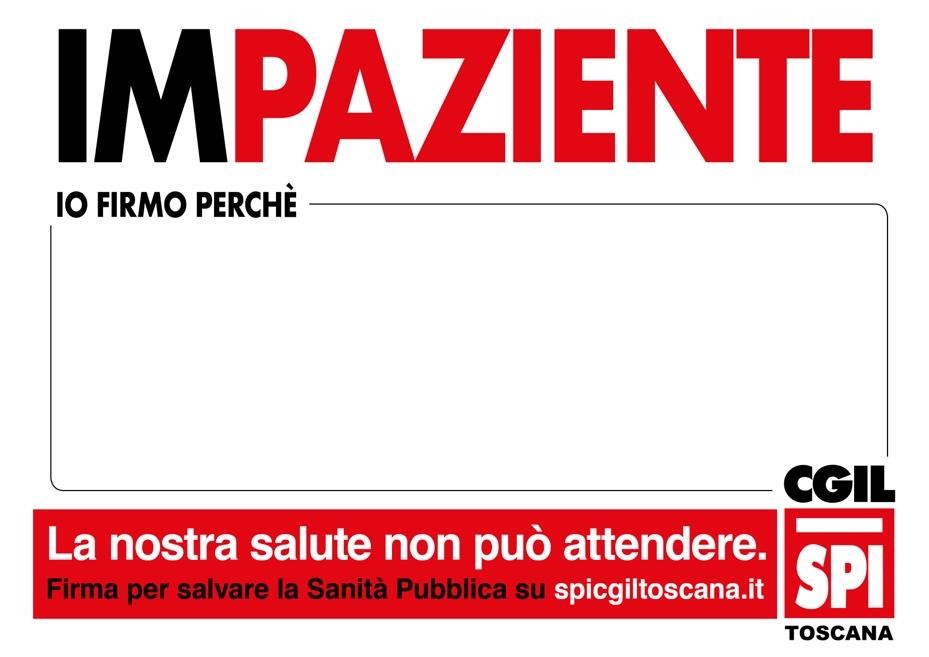 impaziente io firmo perché