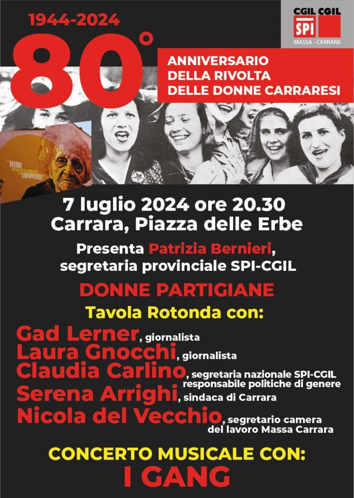 7 luglio Carrara