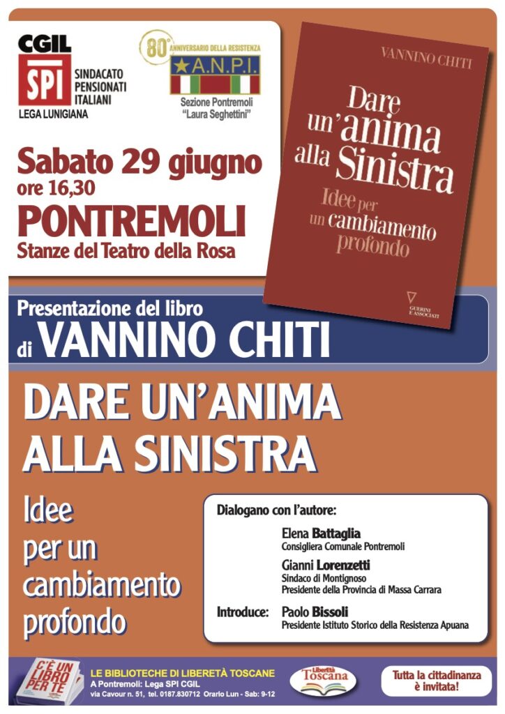 locandina libro Chiti Pontremoli