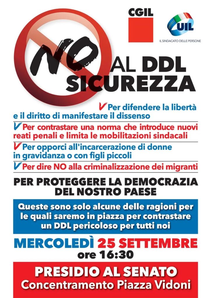 no ddl sicurezza 25sett24 jpg