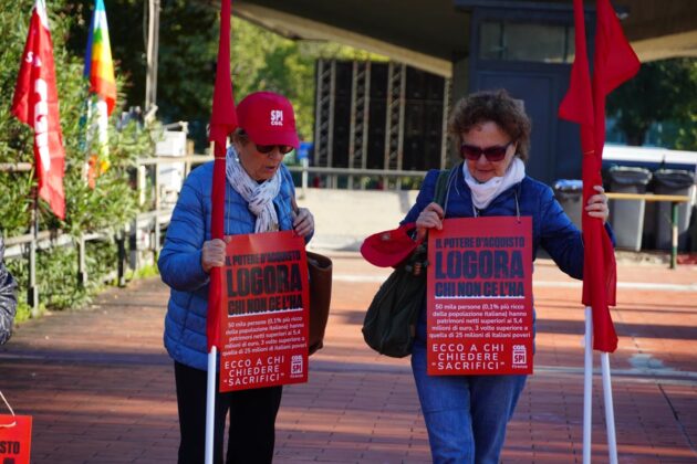 Mobilitazione pensionati Spi Toscana 1