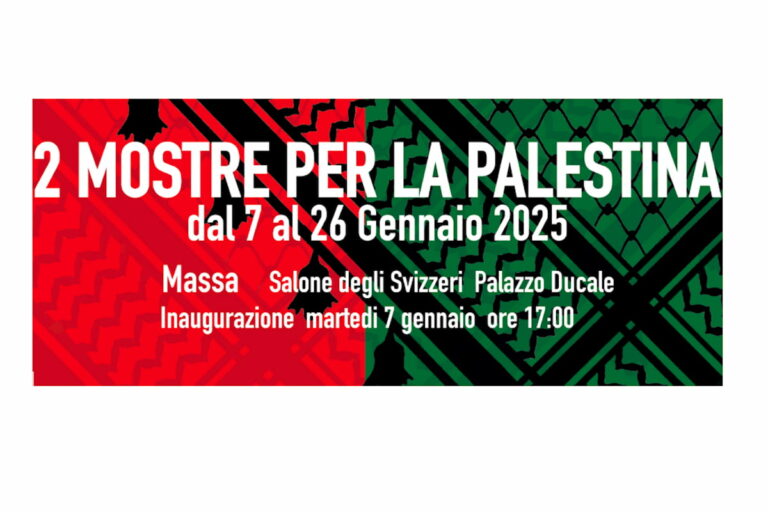 A Massa due mostre e tante iniziative per la Palestina