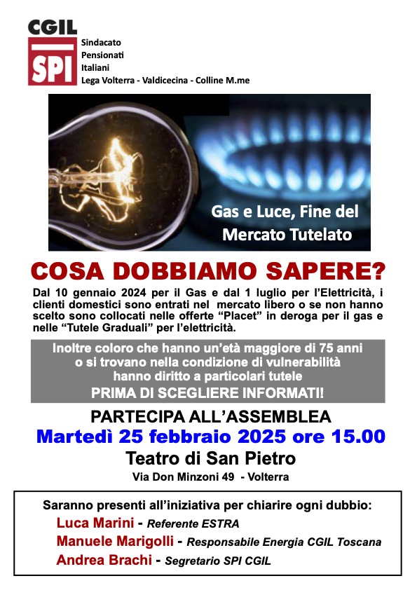 2025 02 25 Cosa dobbiamo sapere Luce Gas Valdicecina 1