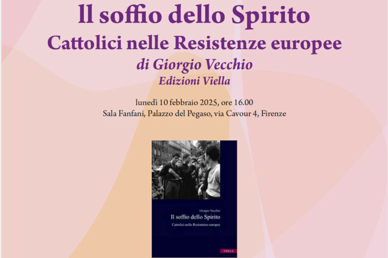 Il 10 febbraio l’ISRT presenta il libro “Il soffio dello Spirito. Cattolici nelle Resistenze europee”