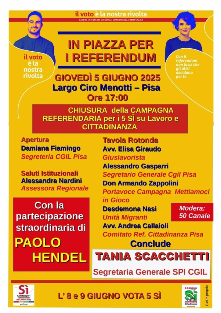 pisa 5 giugno