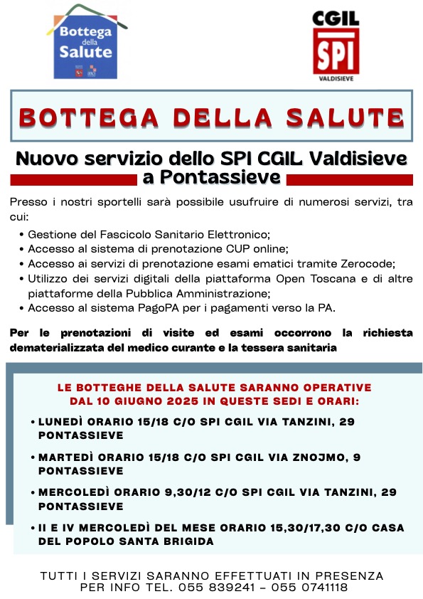 BOTTEGA DELLA SALUTE PONTASSIEVE