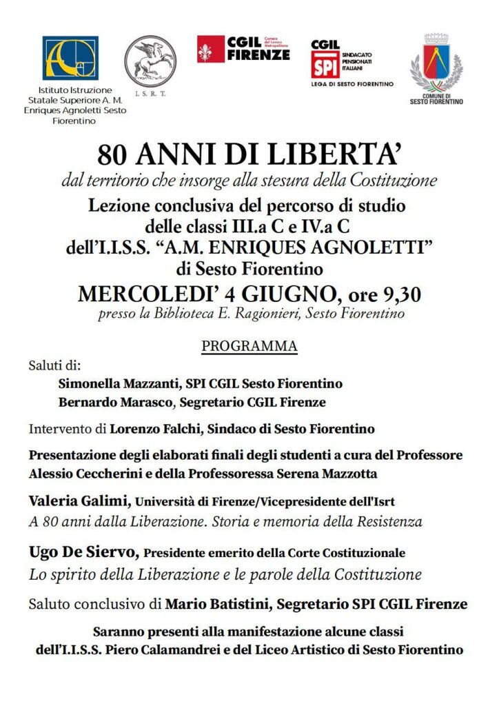 "80 anni di Libertà": le foto dell'incontro con gli studenti di Sesto Fiorentino 7 PHOTO 2025 05 30 11 14 29