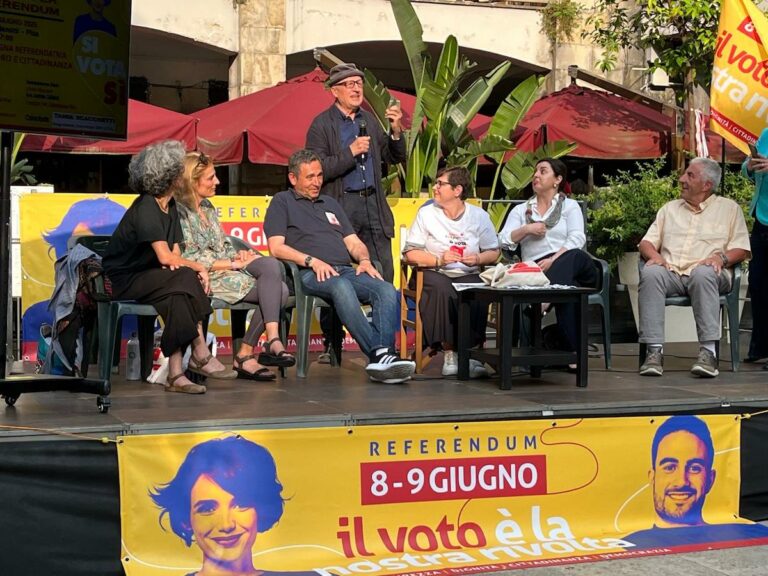 Referendum: a Pisa si è chiusa la campagna SPI con Tania Scacchetti (FOTO)