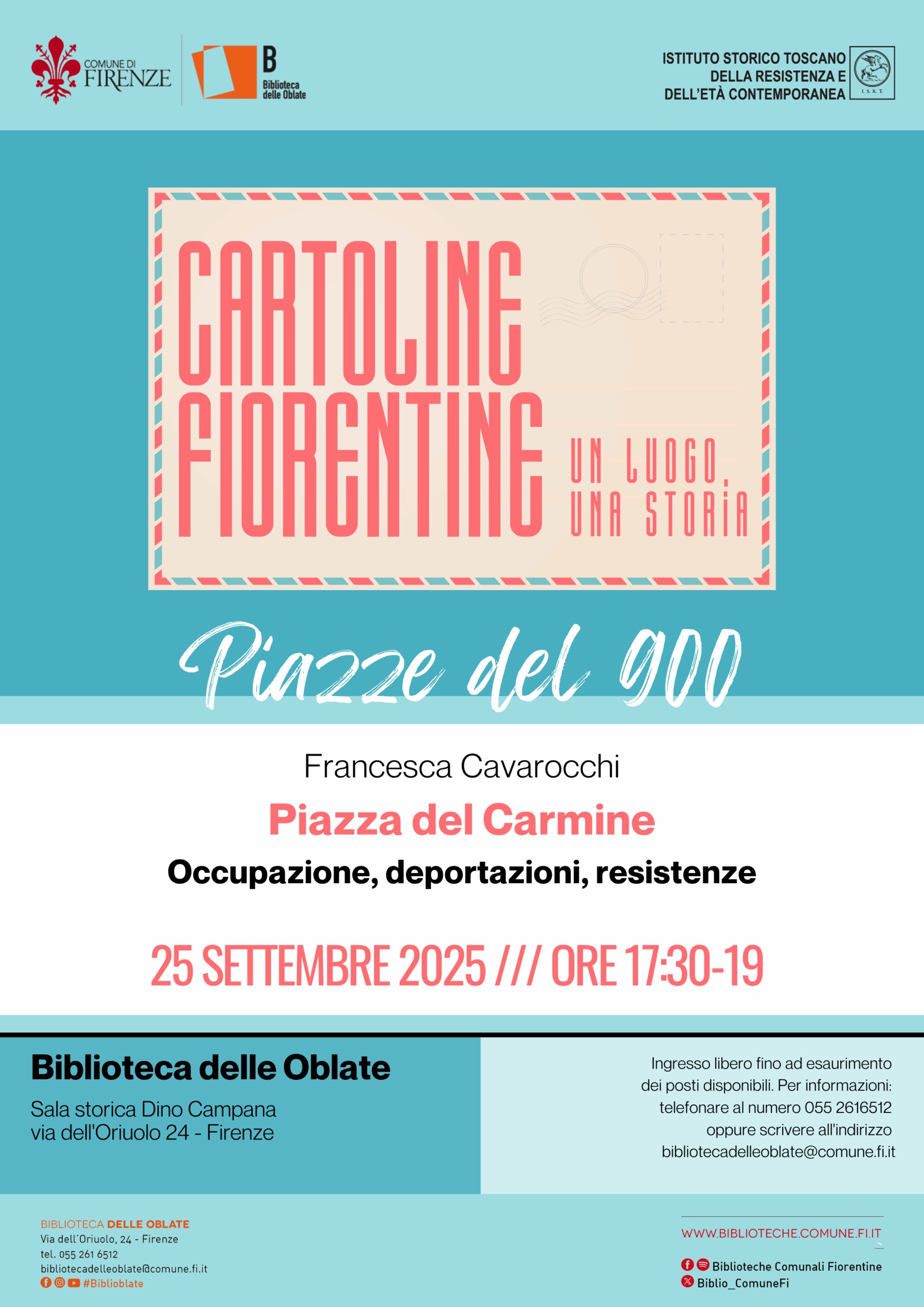 ISRT: due appuntamenti a Firenze a settembre 1 Cartoline fiorentine Cavarocchi scaled1