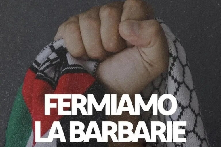 “Fermiamo la barbarie”: il 6 settembre mobilitazione a sostegno della Global Sumud Flotilla