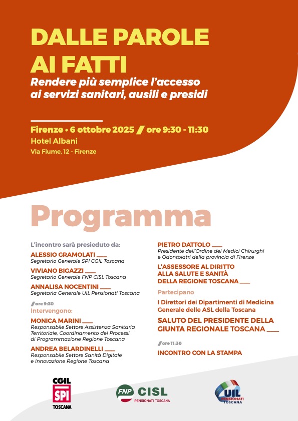 LOCANDINA 6 ottobre sanita Iniziativa unitaria