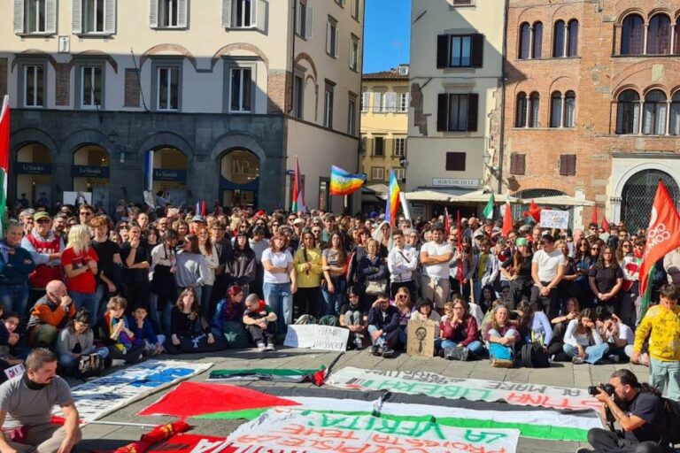 Sciopero generale Cgil in difesa di Flotilla, dei valori costituzionali e per Gaza. Manifestazioni in tutta la Toscana (FOTO)