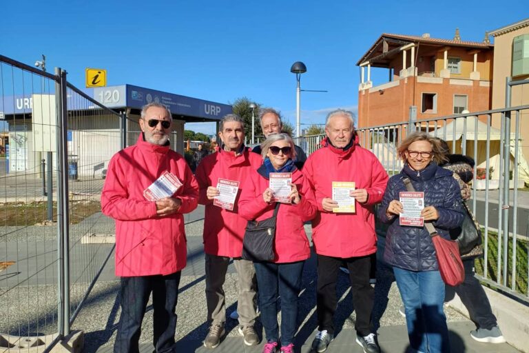 Mobilitazione Spi Cgil: tutte le foto dei volantinaggi e delle iniziative in Toscana