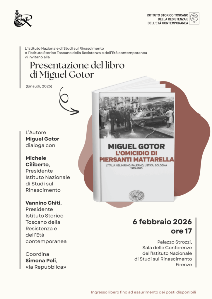 Il 6 febbraio a Palazzo Strozzi la presentazione del libro di Gotor sull'omicidio di Piersanti Mattarella 1 Gotor