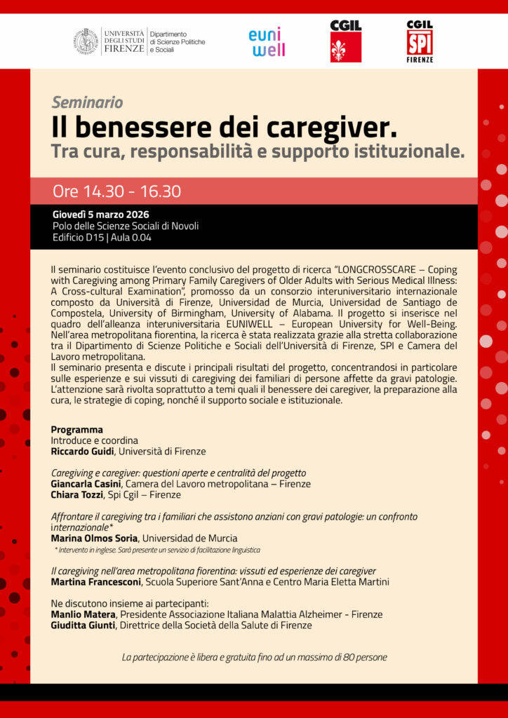 Il benessere dei caregiver 1 1