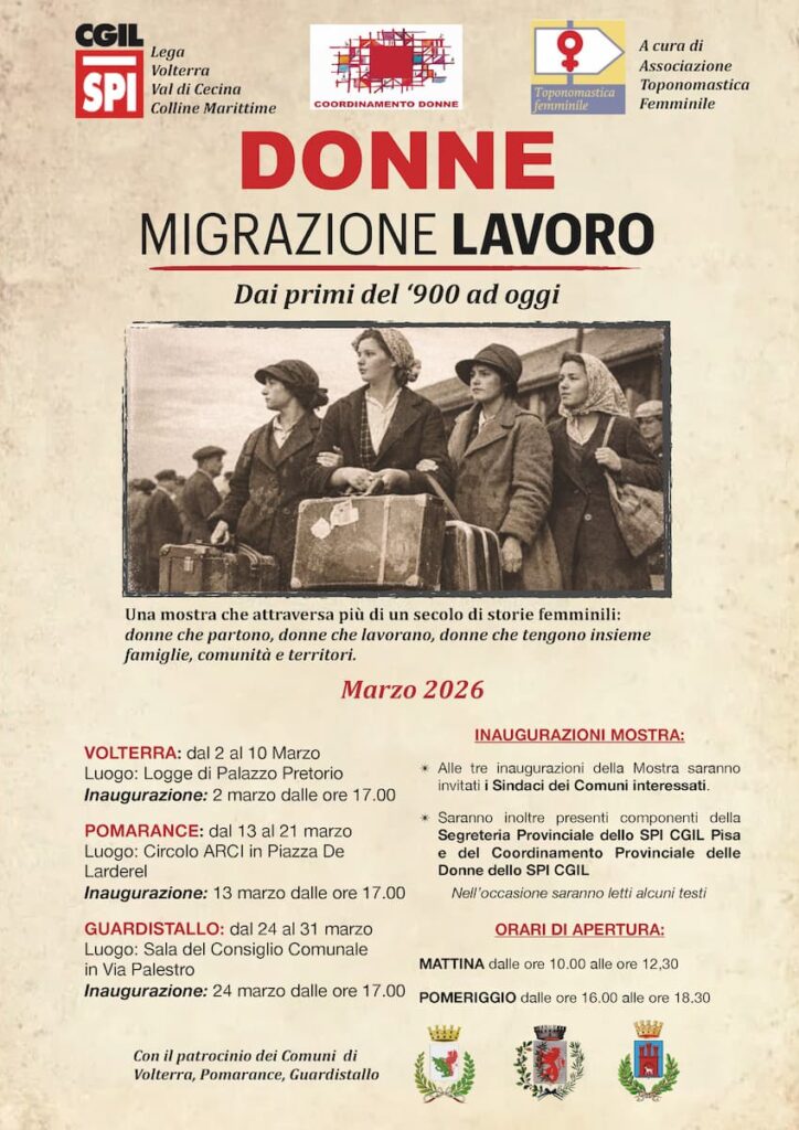 "Donne Migrazione Lavoro", tre mostre sull'evoluzione del lavoro femminile 1 Mostra Donne SPI 1