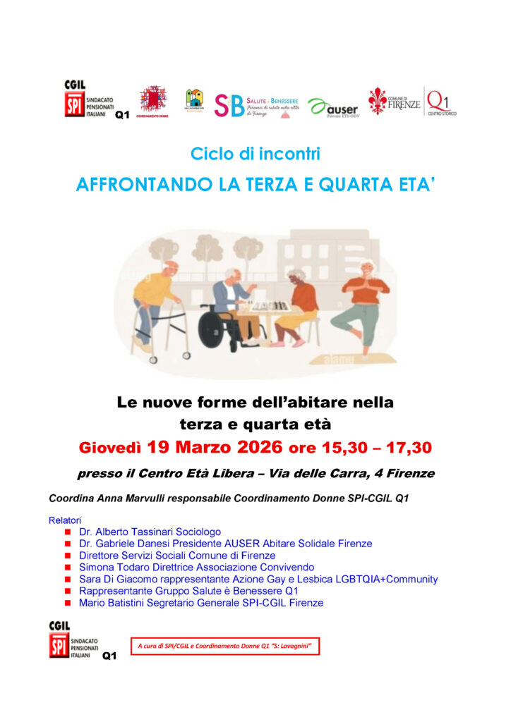 Incontro sulle nuove forme dell’abitare nella terza e quarta età 1 19 Marzo 2026c