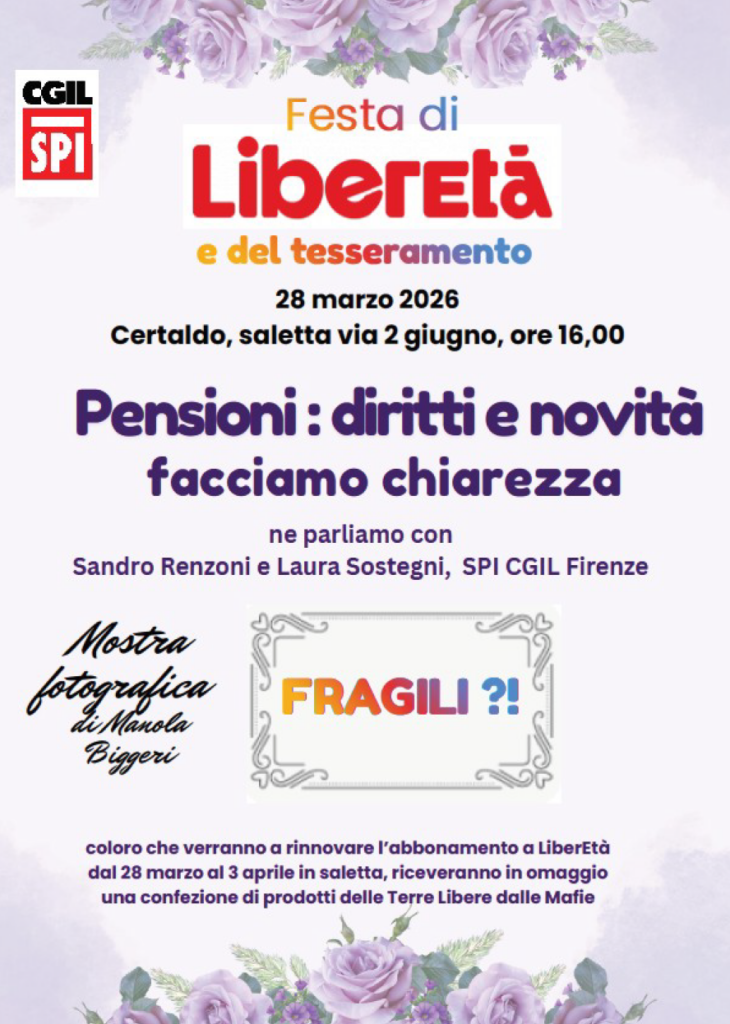 Certaldo 28 marzo 2026