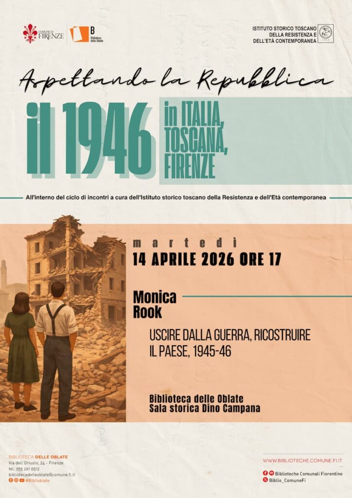 Aspettando la Repubblica: alle Oblate incontro sul 1945-46 con Monica Rook 1 Conferenza Rook scaled 1