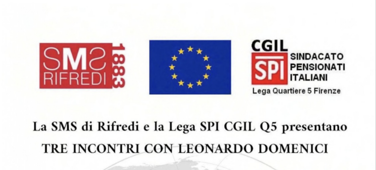 Firenze, ciclo di incontri sull’Europa con Leonardo Domenici allo SMS Rifredi