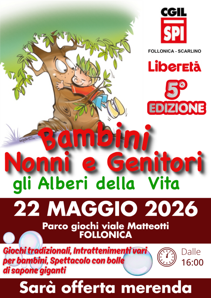 SPI CGIL 22 maggio Follonica