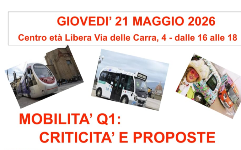 Firenze, incontro sulla mobilità nel Quartiere 1: focus su criticità e proposte