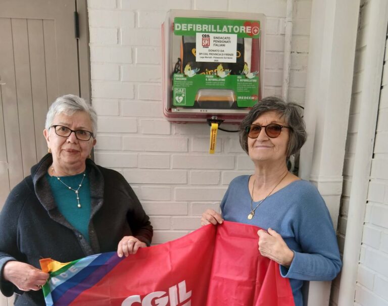 A Marradi nuovo defibrillatore donato da Spi Cgil