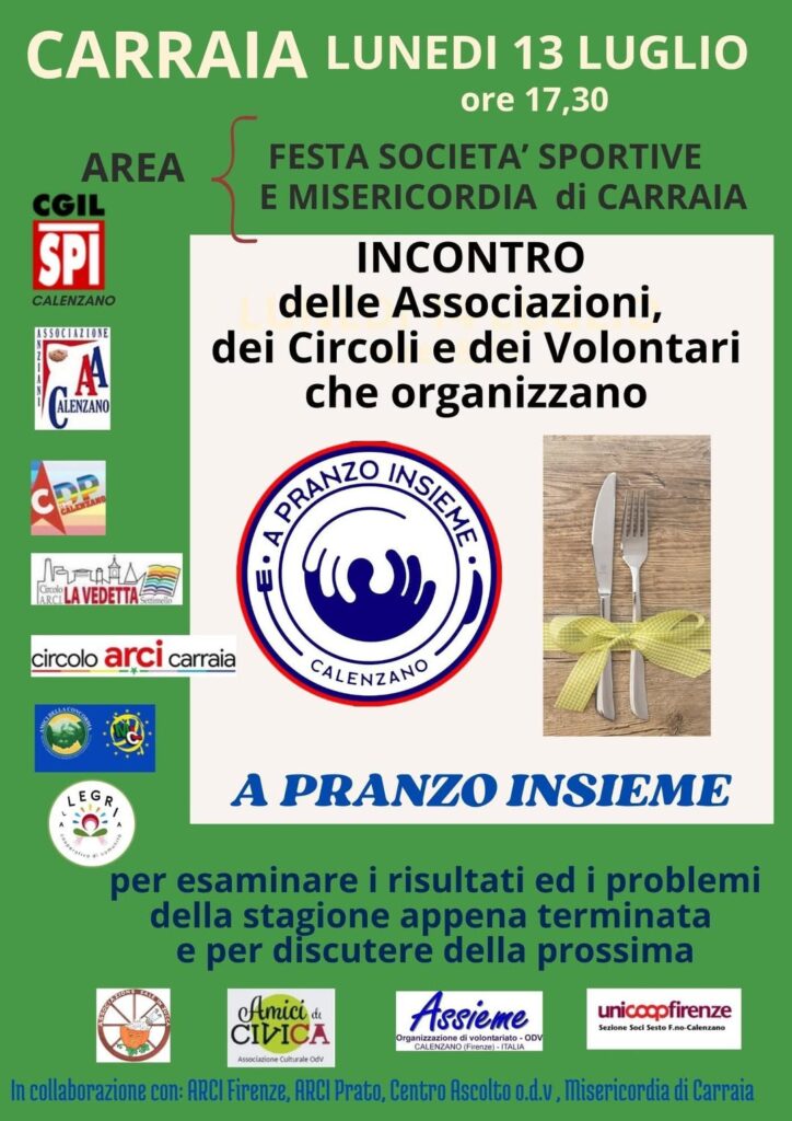 Pranzo Insieme a Carraia: conclusa la quarta stagione 1 739984892 998232332840596 5974688379268916510 n
