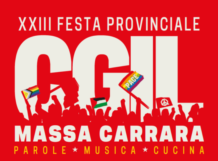Festa CGIL Massa Carrara 2026: il 24 luglio Tania Scacchetti interviene su diritti e parità