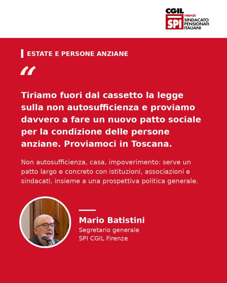 Anziani, non basta parlarne solo d’estate