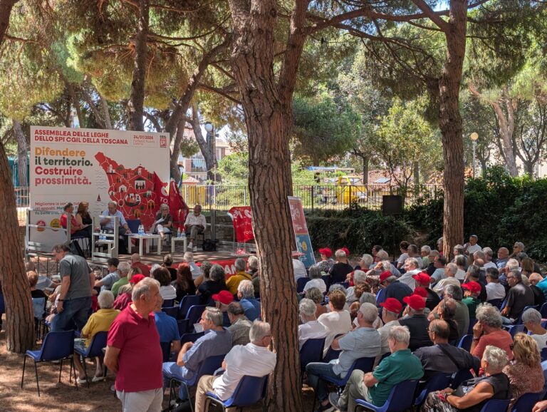 SPI CGIL Toscana, oltre 300 delegati a Livorno all’Assemblea regionale delle Leghe